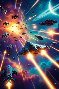 Space Shooter MOD APK- With Mega Menu, Unlimited Money, and God Mode! 1