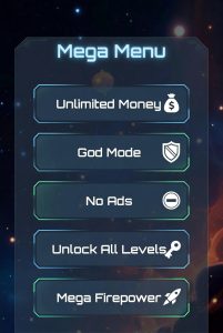 Space Shooter MOD APK- With Mega Menu, Unlimited Money, and God Mode! 2