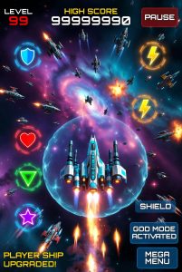 Space Shooter MOD APK- With Mega Menu, Unlimited Money, and God Mode! 6
